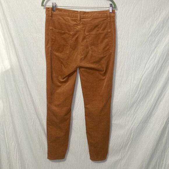 Loft's Made and Loved Women's Size 8 Camel HIgh Rised Skinny Corduroy Pants - Picture 2 of 7